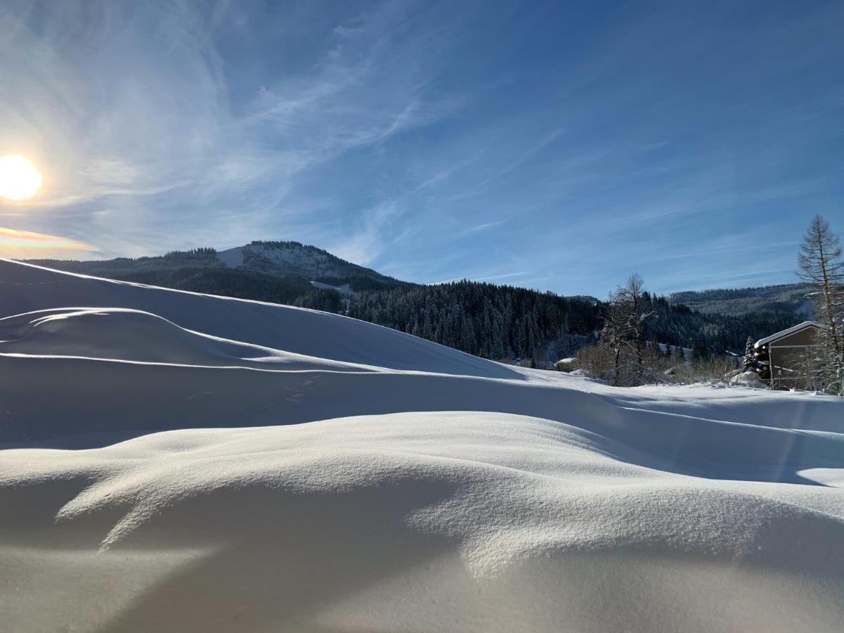 Hotel Kronenhirsch Russbach am Pass Gschuett Luaran gambar